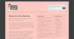 Desktop Screenshot of liveoutnanny.net